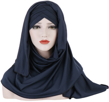 Load image into Gallery viewer, Muslim Lady Fashion Patch Hijab
