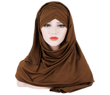 Load image into Gallery viewer, Muslim Lady Fashion Patch Hijab
